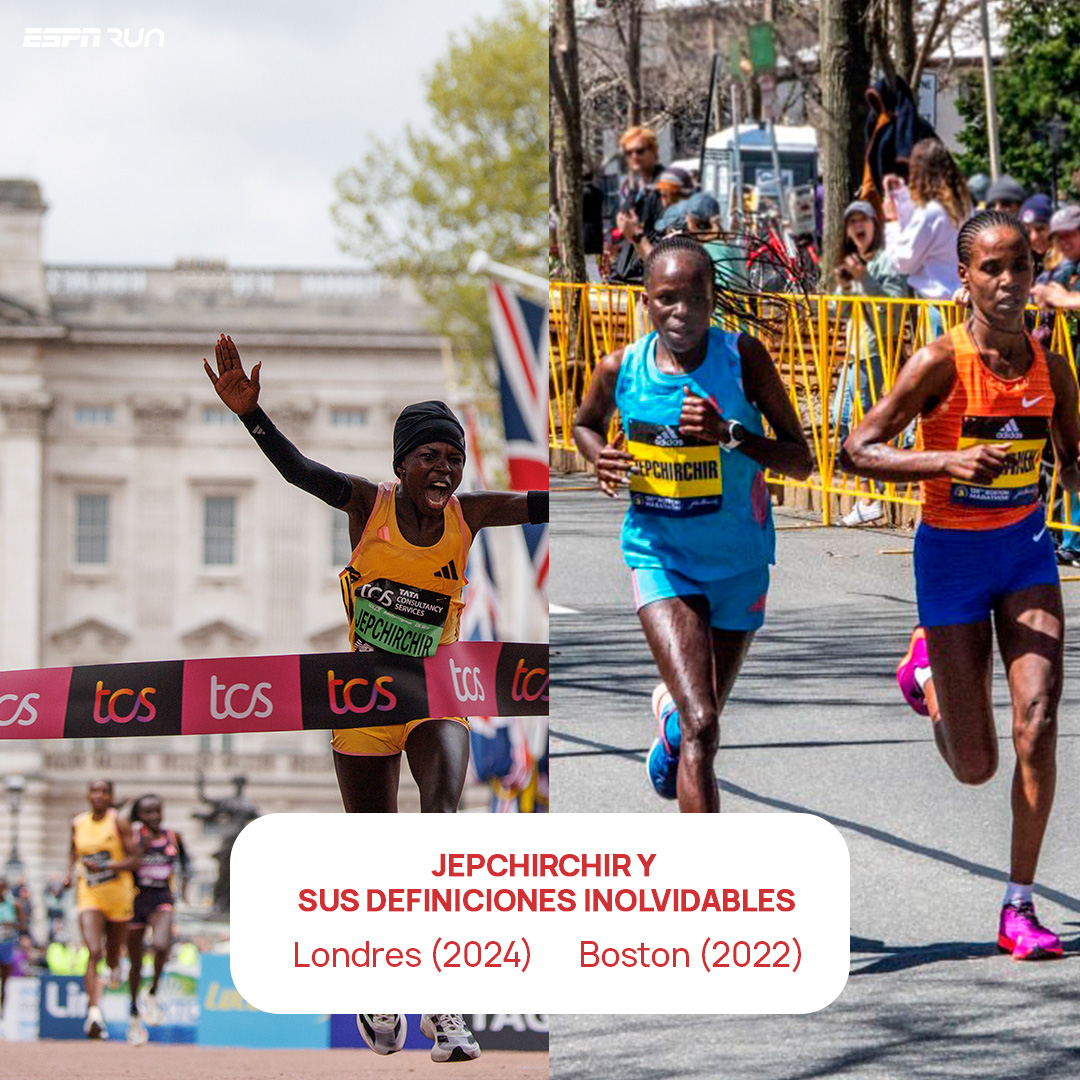 ¡La keniata siempre nos da finales de carrera para recordar! 🤯🏃‍♀🔥 💥Tanto este año en Londres como hace dos años en Boston, la corredora Peres #Jepchirchir nos deleita con definiciones apasionantes en cada carrera. ¿Qué te pareció su participación hoy en el Maratón de…
