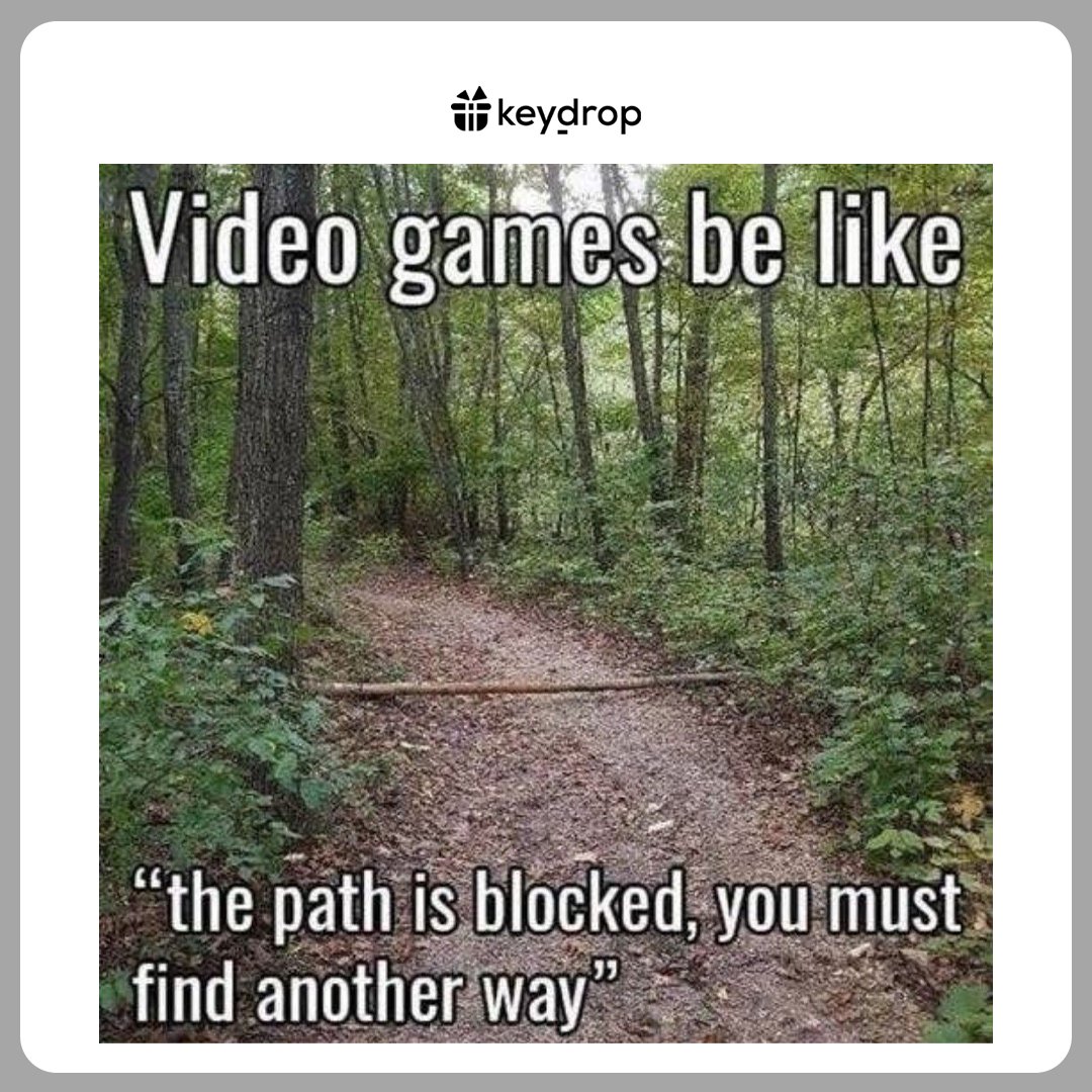 True 😂 Comment with your all-time fav game ❤️ ⭐️⭐️⭐️ Enter code: TWITTER 💙 Get $0.50 + 10% deposit bonus 🔥 👉 keydrop.com/?code=TWITTER 👈 (Add min $20 and GET 2 FREE CASES)