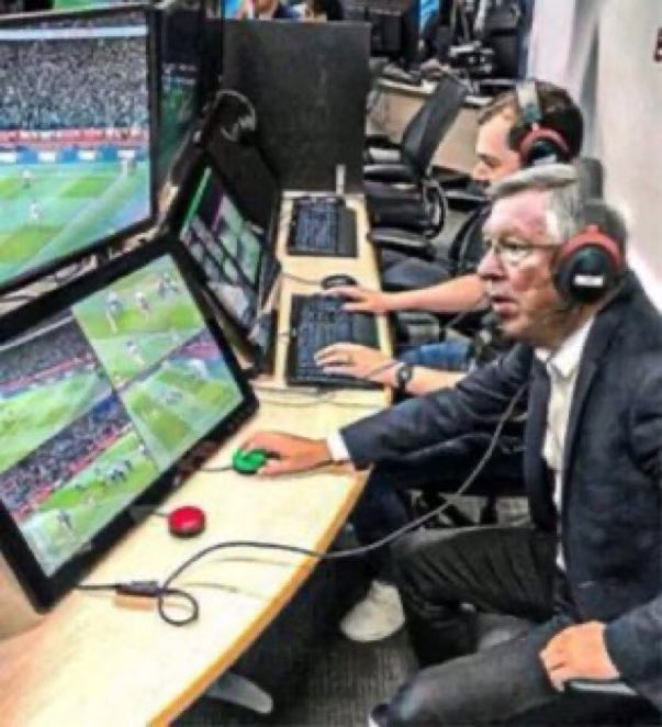 The VAR room right now...