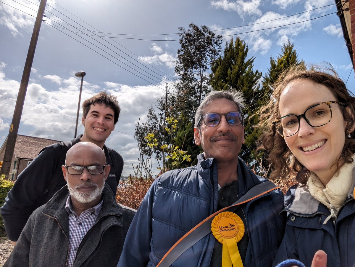 Great canvassing session in #StAndrews Ward #BurgessHill today