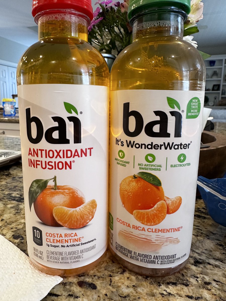 Hey ⁦@drinkbai⁩ … I thought this was simply a new label. You have killed the best tasting drink ever. #NewCoke has met its rival. I dropped #softdrinks in 2010… this is a setback for sure. Keep the new label and revert!