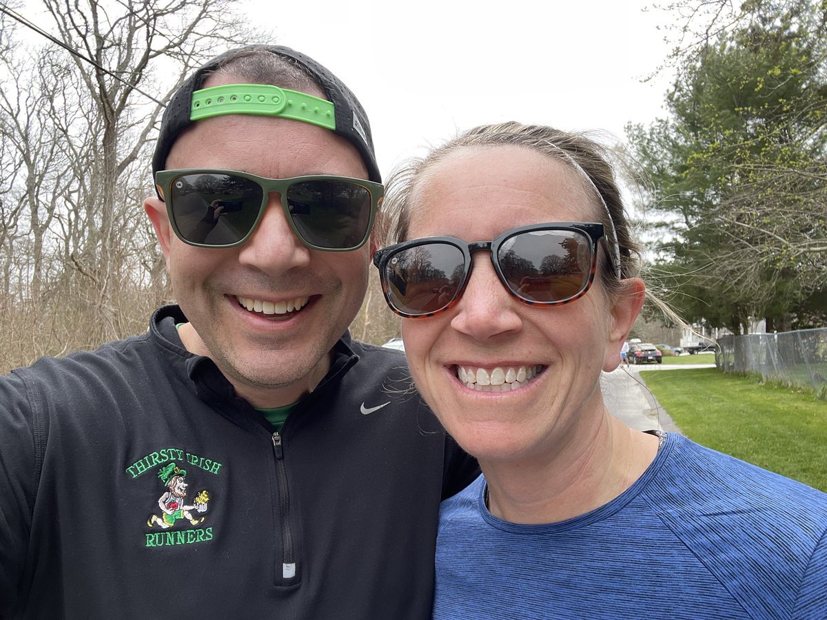 Great course, fun run! Finished up the West Island 5K Run/Walk & Kids Mile Fun Run! 

#fairhaven #westisland #roadrace #southcoast #runningcouple #5k