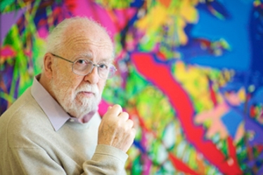 Let's talk early pioneers of Generative Art: Harold Cohen. The first AI artist.
A thread 🧵 1/9👇