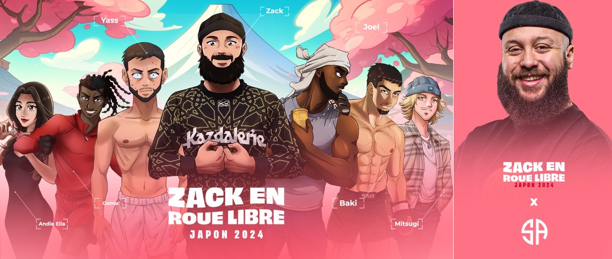 J'ai eu l'opportunité de travailler pour le trailer de Zack au Japon 🇯🇵 En collaboration avec le crack @thevivizama (qui a créé les personnages) Merci à l'équipe de @Zack_Nani !