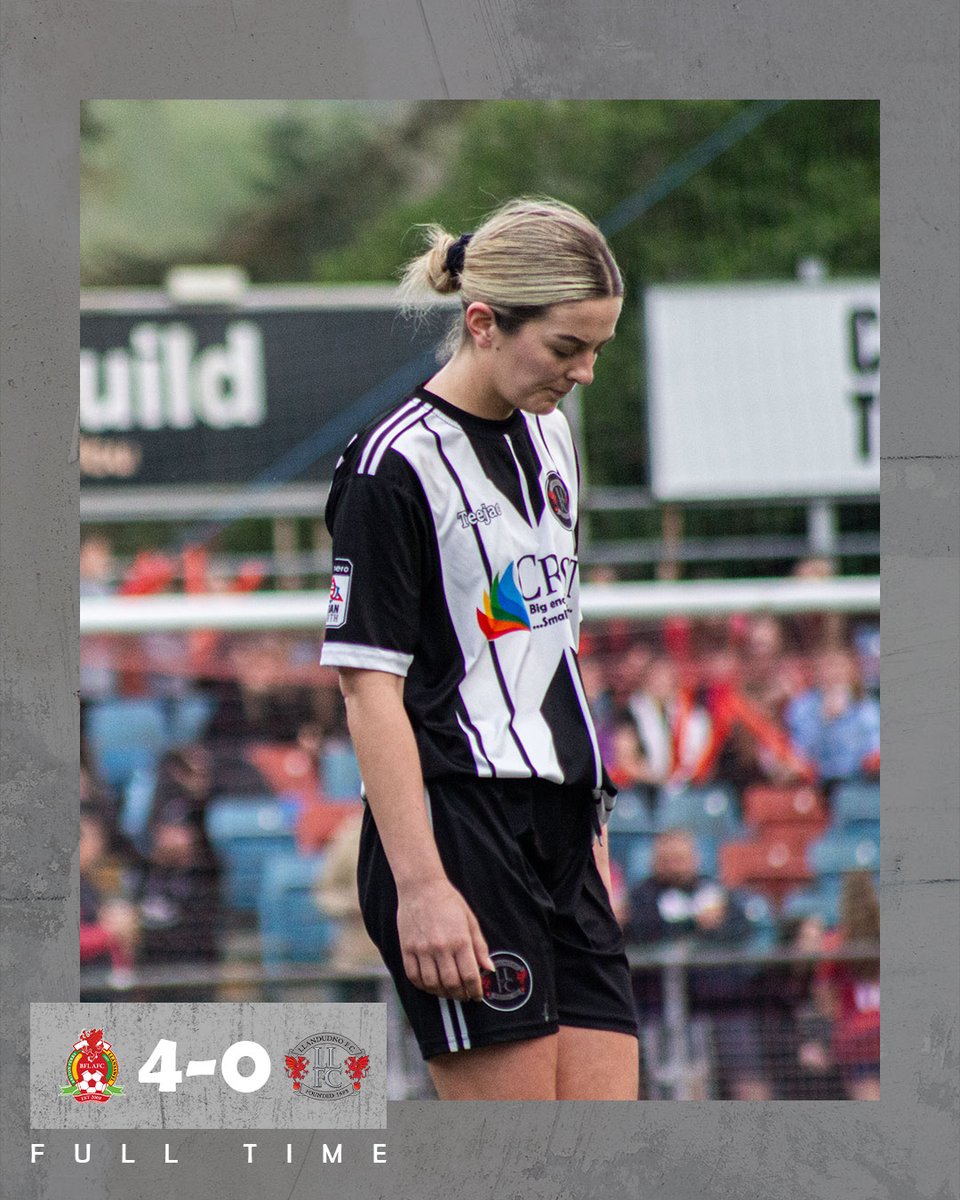 Defeat in the #GeneroAdranLeagues Promotion Play-Off.

#Llandudno #LlandudnoFC #Ladies #WeAreOne #KeepTheFaith