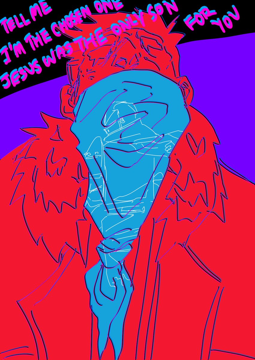 dono_cho's tweet photo. dismas destress phone doodle tw:blood https://t.co/1gCcYSqVOv