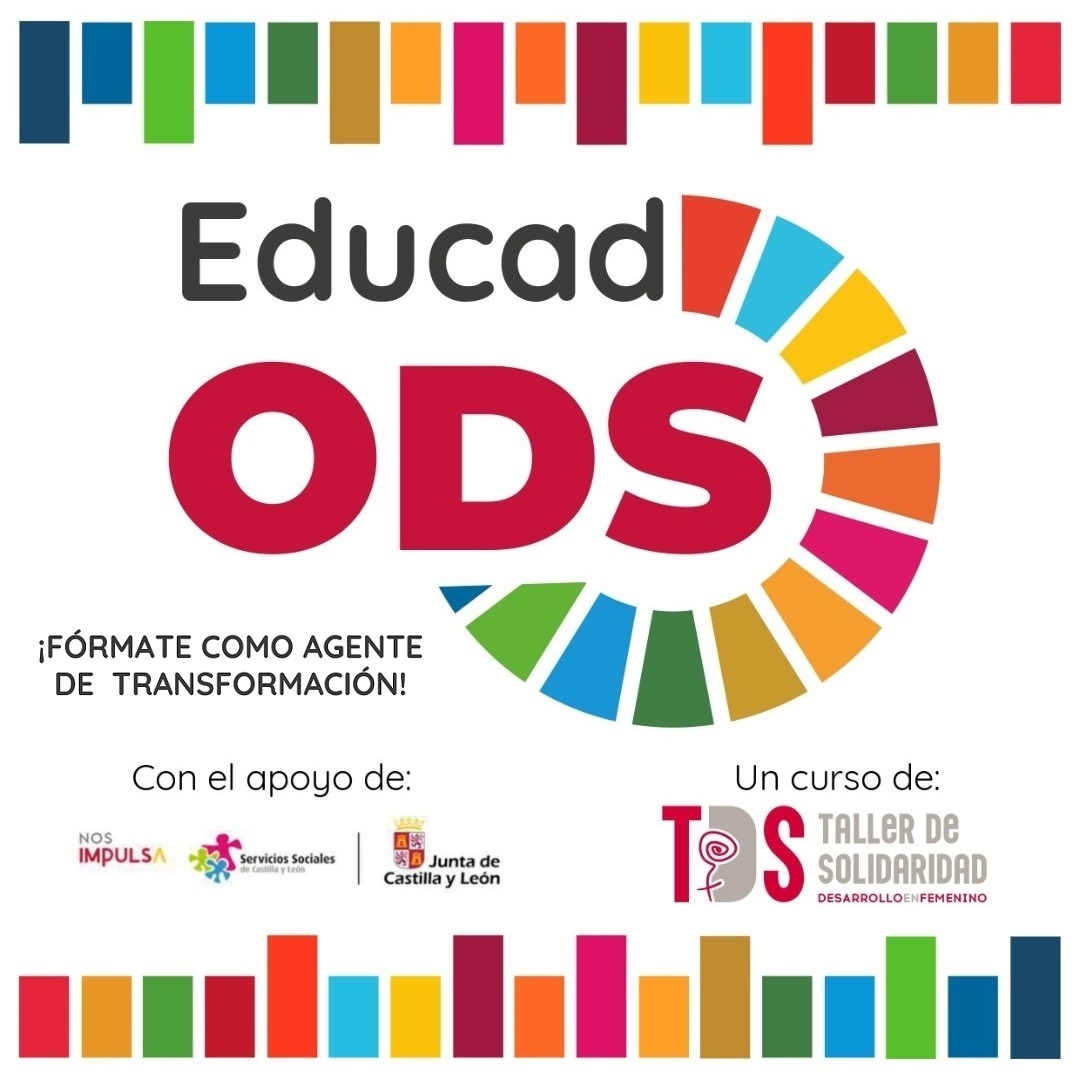 📢¿Eres profesional del ámbito educativo? 👉Inscríbete al curso gratuito #EducadODS (con apoyo de @jcyl), sobre herramientas y habilidades para trabajar los #ODS con tu alumnado. ➡tallerdesolidaridad.org/curso-educadods @REDES_ONGD @ColectivoCALA #cursoonline #objetivosdedesarrollo #Agenda2030