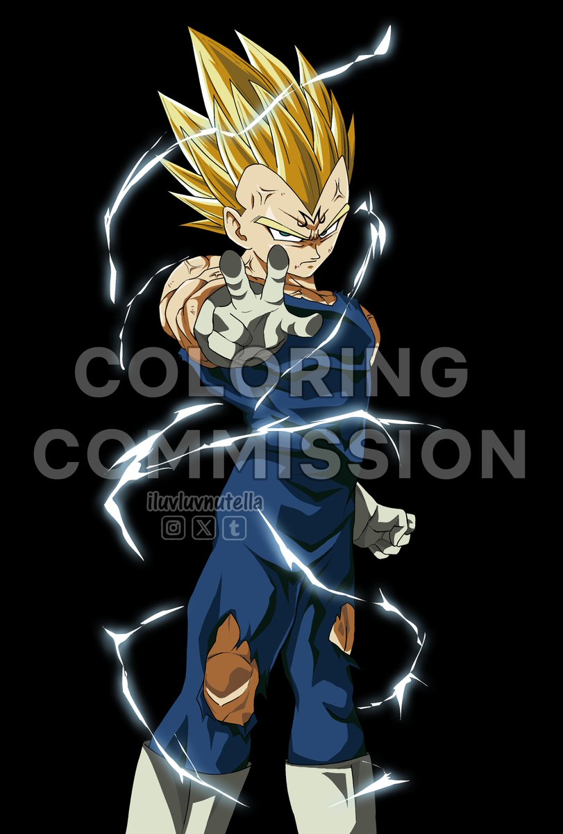 Majin Vegeta #mycoloring #DragonBallZ