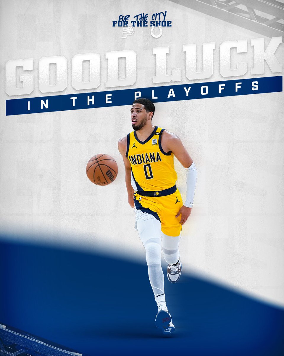 Playoff mode 🔛 Good luck tonight, @Pacers!