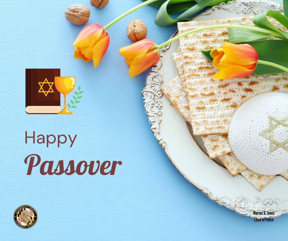 Happy #Passover! May this Passover be filled with peace, prosperity, good health and happiness. #MCPNews #MCPD