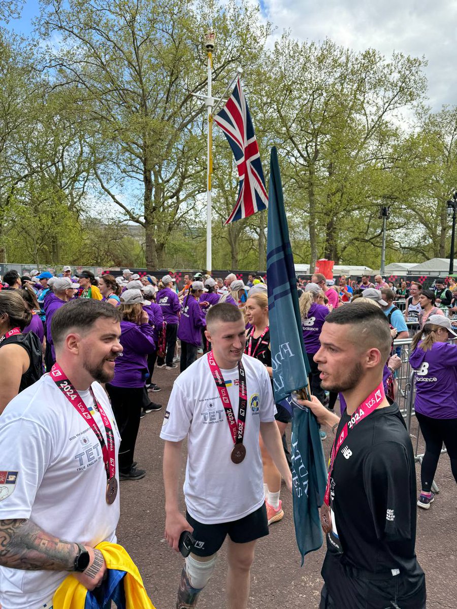 🇬🇧🇺🇦🤝 We’ve run the London Marathon as a TEAM of Ukrainian MARINES’ to fundraise for fellow wounded amputees. ❗️THEY’VE DONE IT❗️ 🫡🇺🇦Oleksii Rudenko 2024tcslondonmarathon.enthuse.com/pf/oleksii--ru… 🫡🇺🇦Heorhii Roshka 2024tcslondonmarathon.enthuse.com/pf/heorhii-ros… 💪🇺🇦Slava Kulakovskyi 2024tcslondonmarathon.enthuse.com/pf/viacheslav-… PLZ BOOST