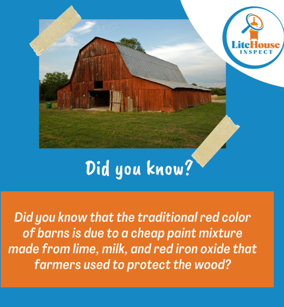 I guess it's a good thing that red looks good on barns!  #whosyourinspector #homeinspection #homeinspector #cincinnatirealestate #daytonrealestate