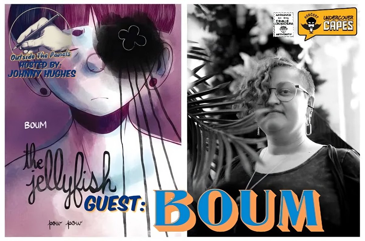 Hang out w/@johnnyhughes70 for a new #OutsideThePanels as he chats with #Creator/#Writer/#Artist, #Boum (@boumerie) about her project, #Jellyfish from @powpowpress and more....#comics #comicbooks #podcast ---> youtu.be/sH8FxFYbpmY
