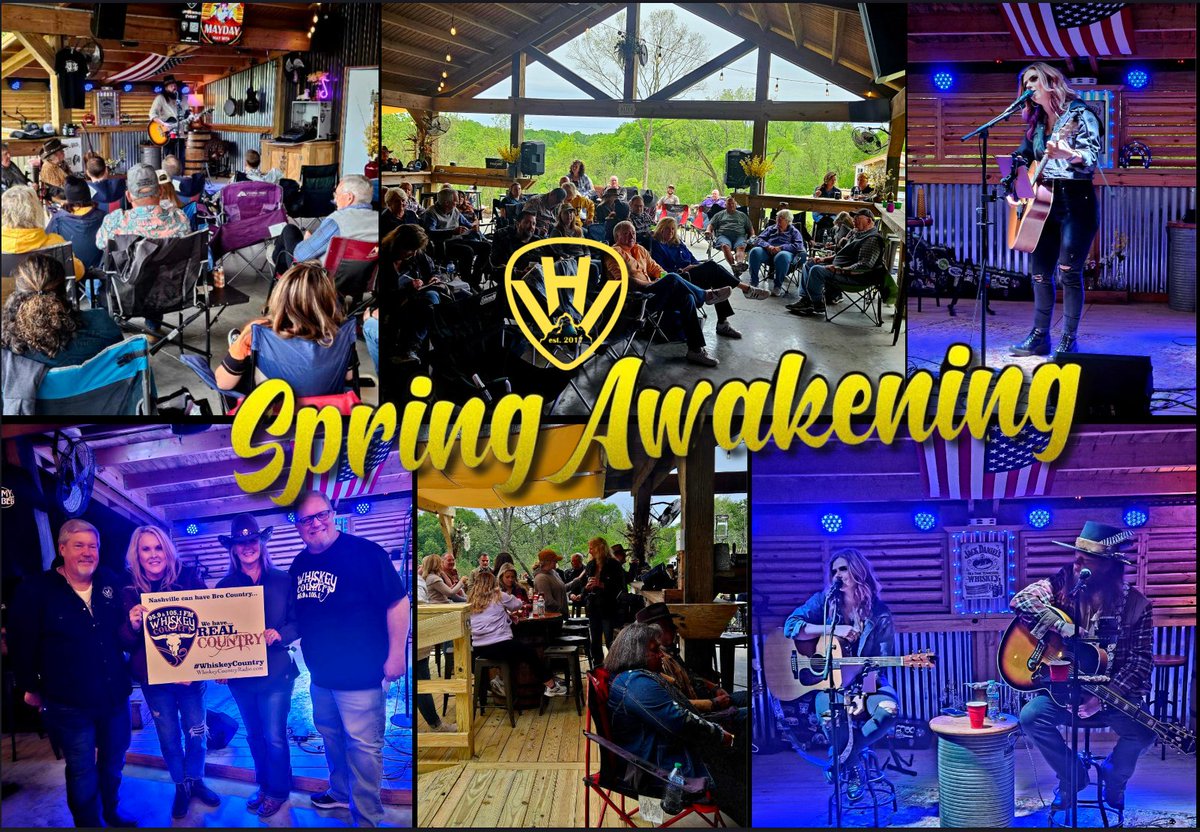 Whiskey Hill's #SpringAwakening was an extraordinary Season Opener - THANK YOU! Strangers came and left as Friends; a testament to the atmosphere Whiskey Hill creates 🌄

Shoutout to Aly Cutter & Jeremy Noble for their incredible performances 🎸 

#rustic #livemusic #tennessee