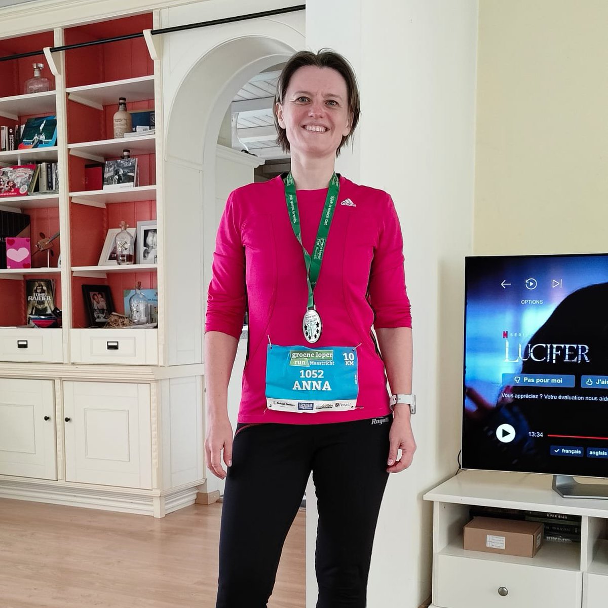 Yay my first 'official' 10 K race since 2017 or so completed!!! I don't know how I did it amidst all the busyness, stress, obligations, tiredness &amp; severe lack of time (and sometimes motivation) for training:) Feeling so empowered and grateful:)