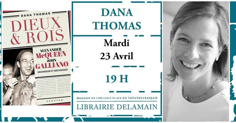 ✍️Rencontre - dédicace
🗣 @DanaThomasParis pour son ouvrage 'Dieux & Rois' (📖👉bit.ly/3TXnkzx)
📍Librairie @delamain75001 Paris
📅Mardi 23 Avril 19h

#Fashionhistory #biographiecroisee #alexandermcqueen #johngalliano