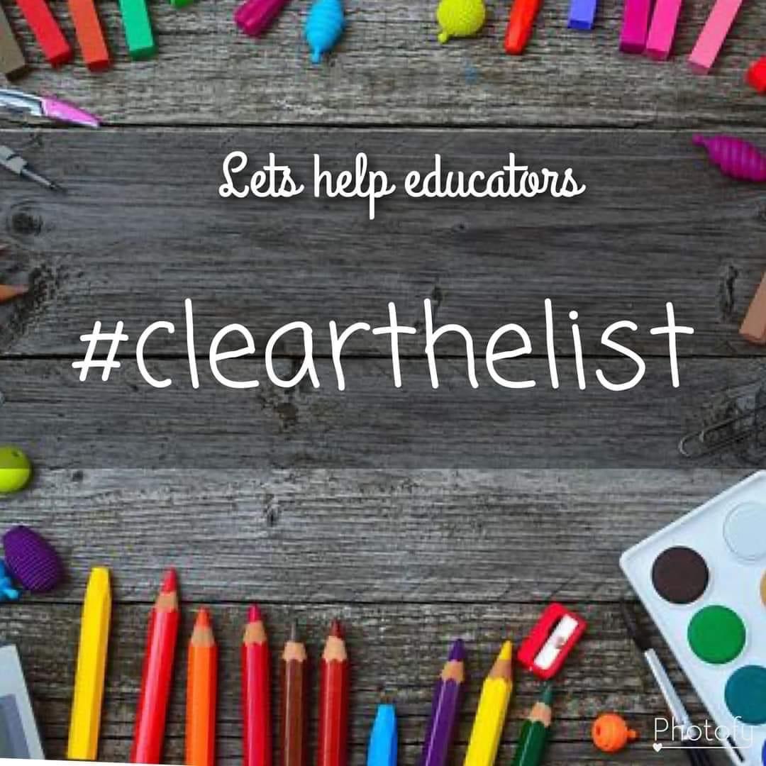 SUNDAY LIST DROP! 📚🍎
So many teachers need help! Drop your link here & RT! ✨ Maybe someone will send your classroom a smile.😁 You mean so much to these kids! #clearthelist #teachertwitter #specialeducation #teacher #autismawareness

amazon.com/hz/wishlist/ls…