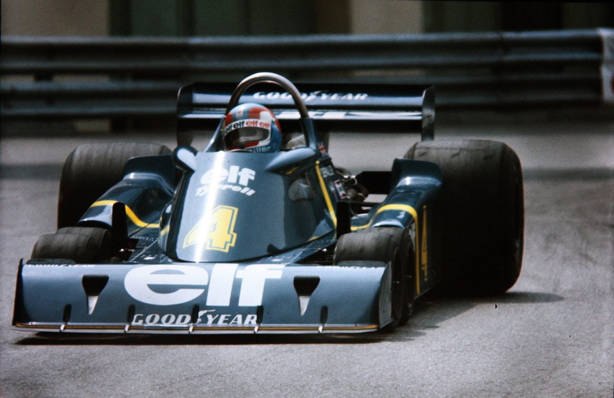 . 🏁patrick depailler #Monaco 1976 #F1 🏁 Patrick André Eugène Joseph Depailler (FRA) (Elf Team #Tyrrell), #Tyrrell P34 - #Ford-Cosworth DFV 3.0 V8 (finished 3rd)1976 Monaco Grand Prix, Circuti de Monaco ++Millar+ ' 🏆 internal-combustion.com/nuvolari/patri… 🏆 .