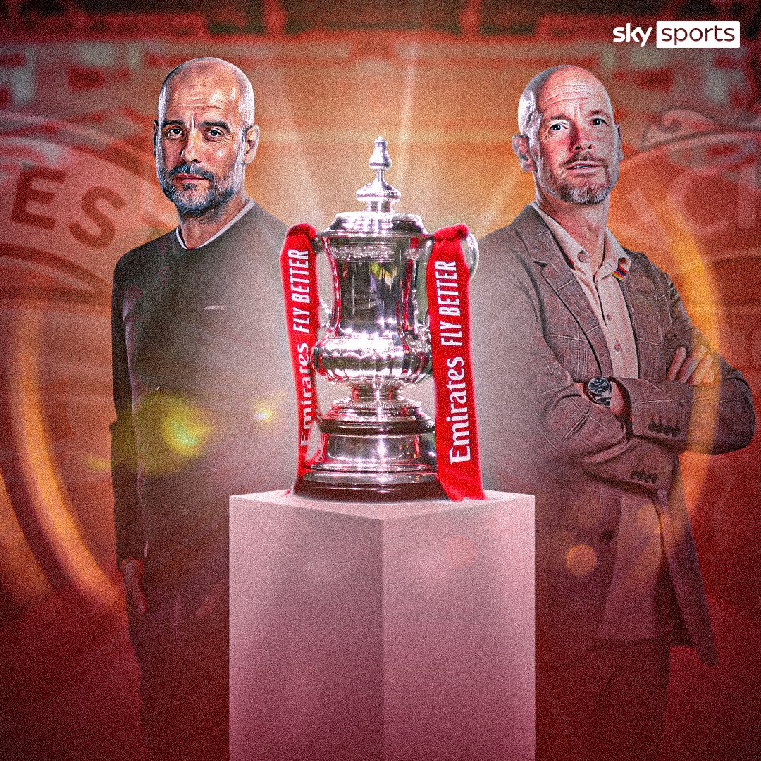 SkyFootball's tweet photo. Man Utd beat Coventry on penalties to set up an all-Manchester FA Cup final! ๐จ https://t.co/bwYiFSNVBf