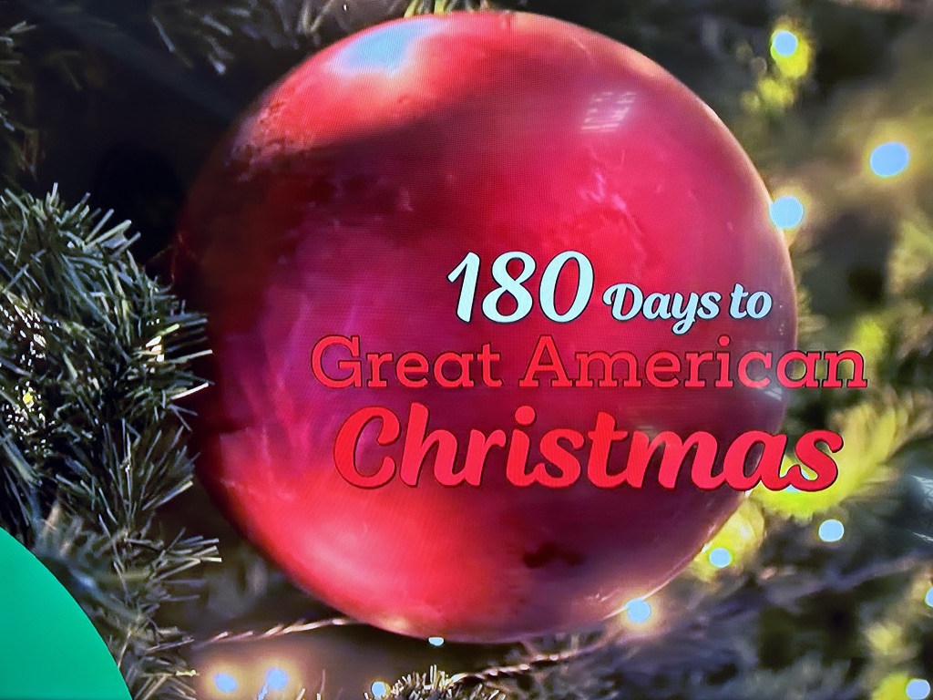 While I am enjoying this beautiful spring day after church, I must admit that I was excited to see that we are down to 180 days until the most wonderful time of year...#greatamericanchristmas year 4 on my favorite faith and family network @GAfamilyTV !  🎄😊❤️#greatamericanfamily