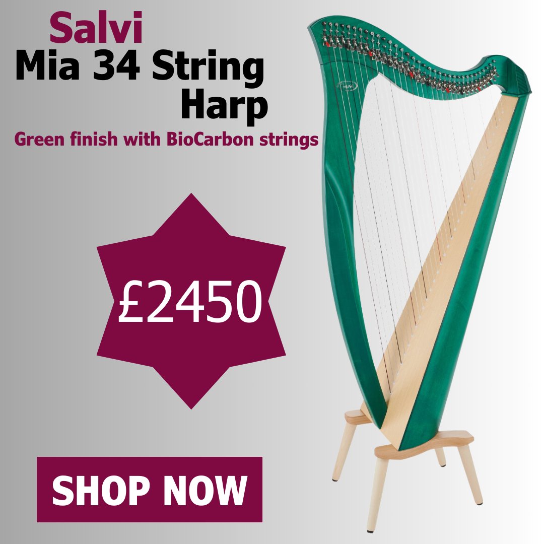 The Juna and Mia harps from Salvi are excellent student lever harps, suitable for beginners and more advanced players. Their relatively small size makes them an ideal starter or travelling instrument.

tinyurl.com/SalviHarps

#EarlyMusicShop #SalviHarps