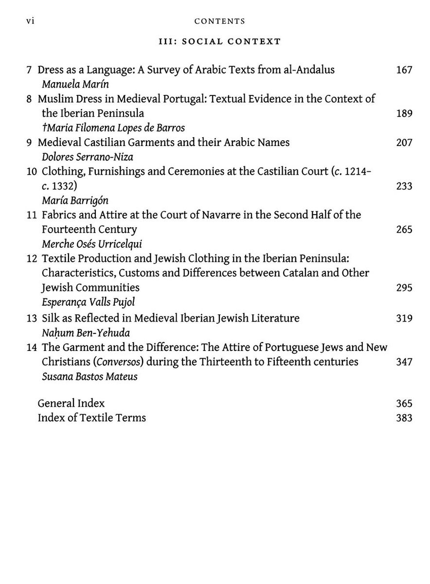 #Textiles #al_Andalus #ArabicLiterature #Silk #Wool #Clothing #Trade #Commerce #Aragon #Dress #Portugal #Garments #Castilian #ArabicNames #Ceremony Textiles of Medieval Iberia Cloth and Clothing in a Multi-Cultural Context eds. Gale R. Owen-Crocker etl. Boydell & Brewer 2022