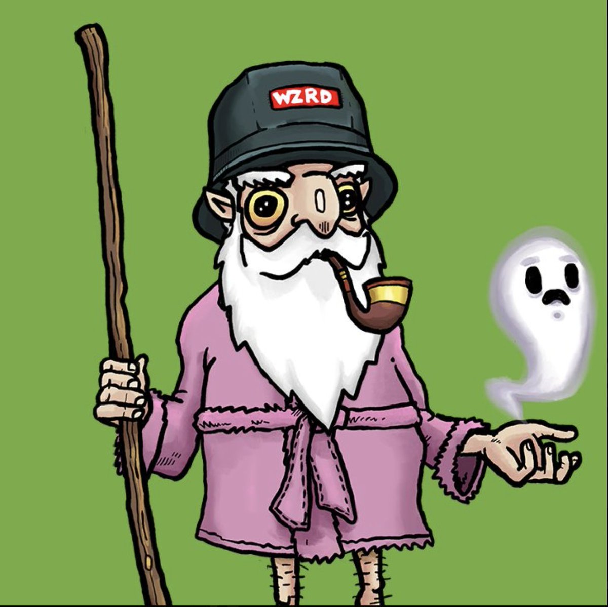 DavO305's tweet image. #WZRD reveal is almost here. This art is unique and is gonna turn heads! @WZRDSbtc