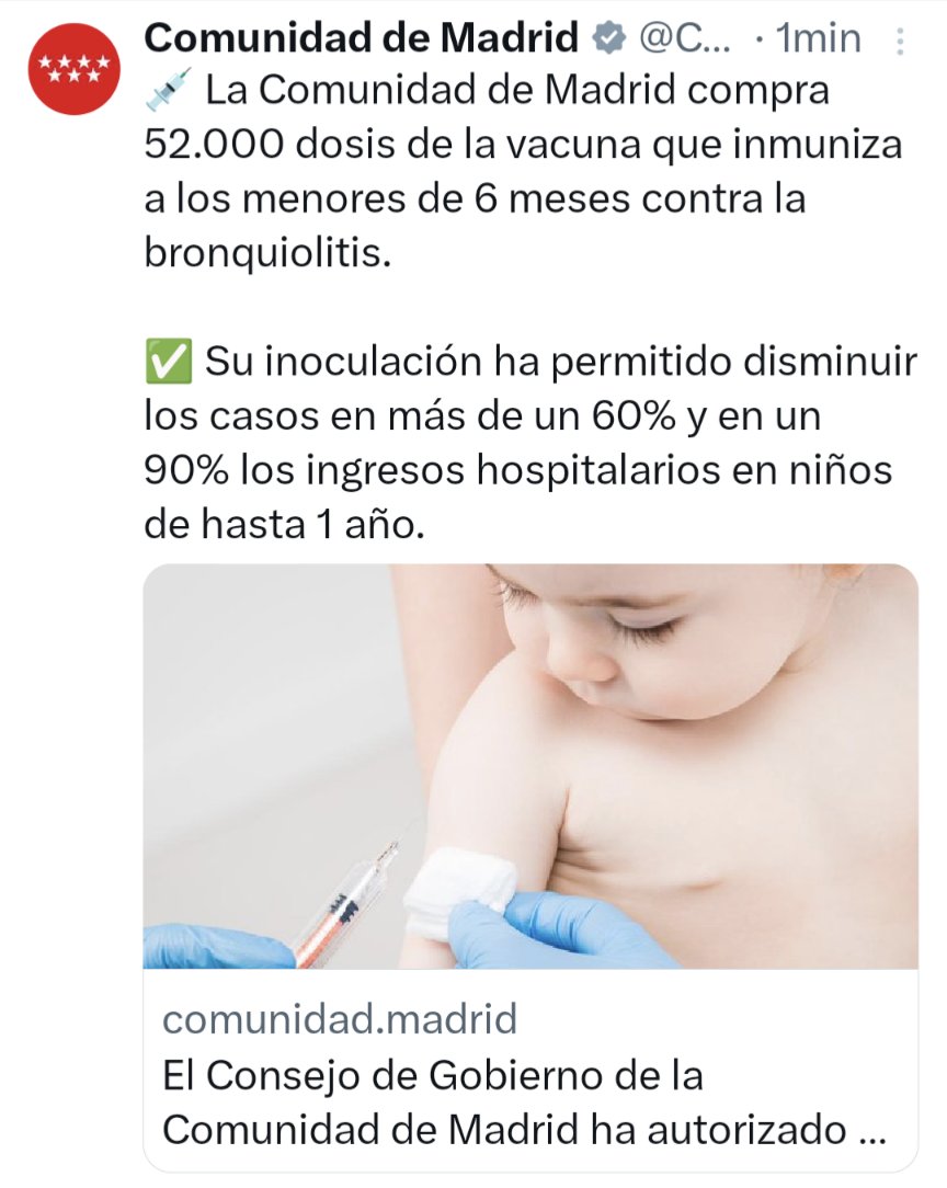 Como comunicar regulinchi en inmunizaciones: llamas vacuna a lo que no es, pones una foto con una jeringa que no es de vacunas, sin agujas y simulas que la has puesto en una zona anatómica errónea y un bebé mayor de la edad de indicación. #TodoMal