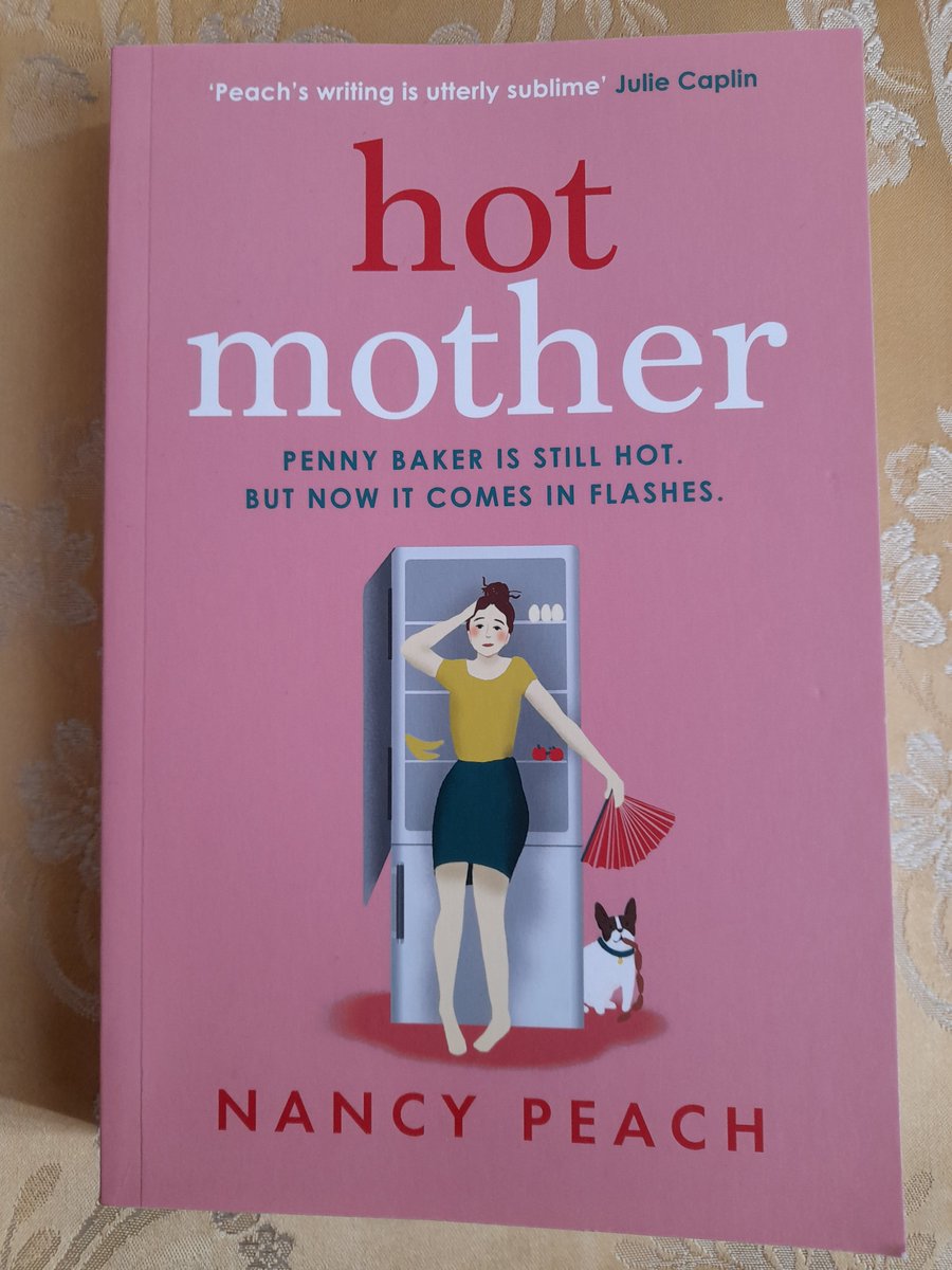 Posting again as my last pic was blurry! Loved Hot Mother by fellow funny author Nancy Peach @Mumhasdementia , the hilarious, heartwarming, moving and relatable story of a woman in her hot and bothered prime. Thoroughly recommend it. Out 25th July @HeraBooks @CWIPprize