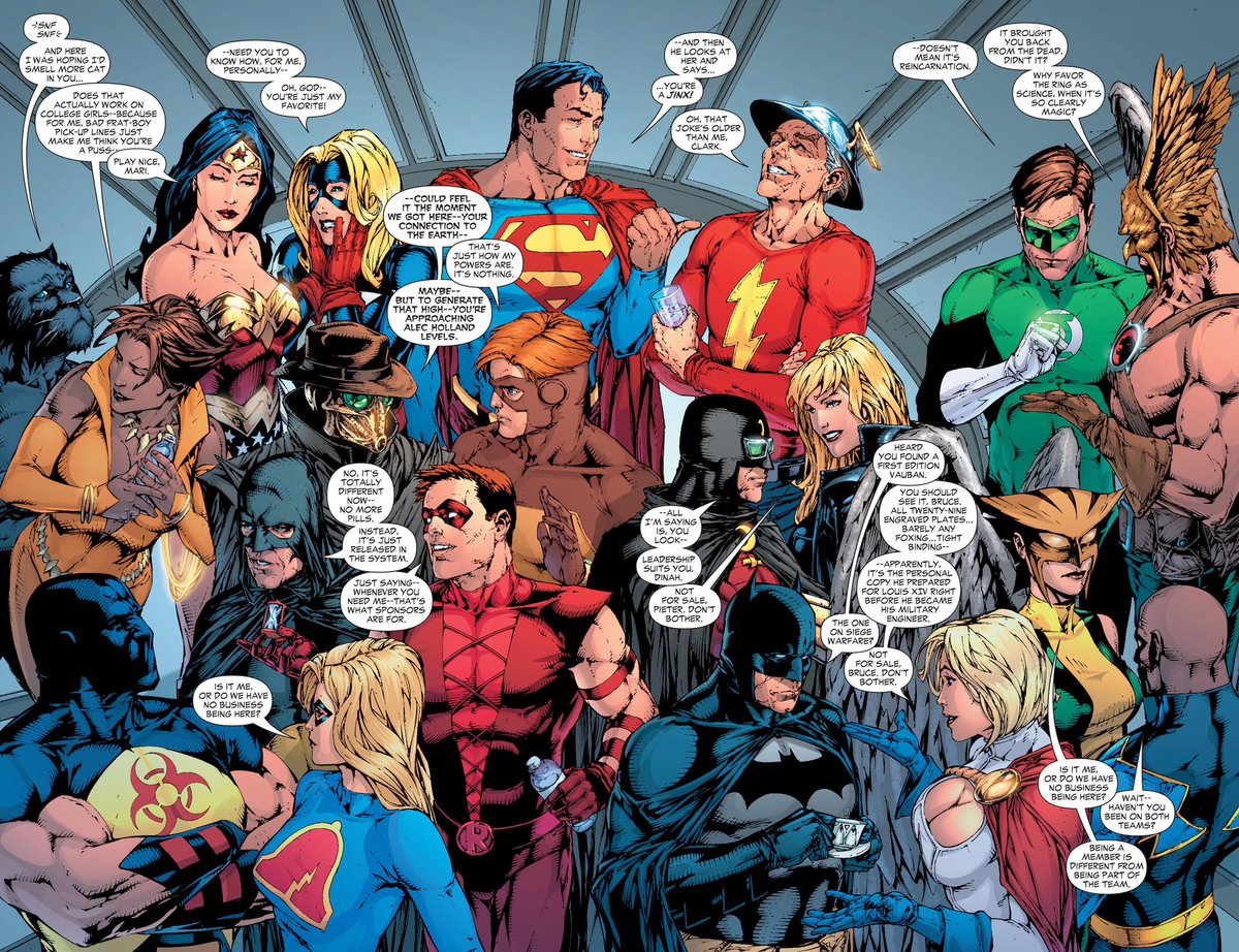 Déjà faut voir comment Gunn configure son multivers : 

1 : Terre 1 JLA ; Terre 2 JSA

Ou 

2 : Terre prime qui fait cohabiter JSA comme les aînés de Justice League.