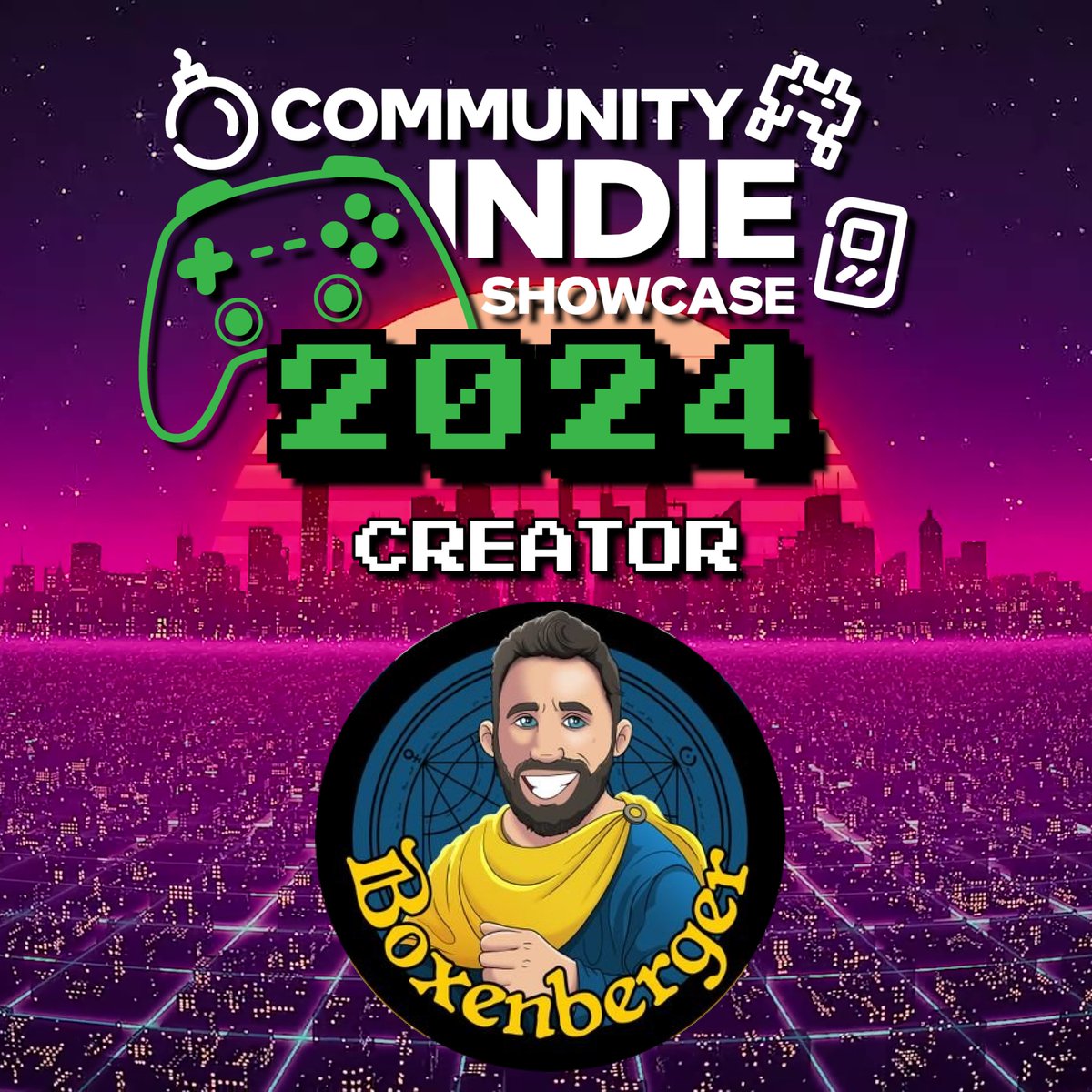 Next Up - A Returning Familiar Face - Host of the World of Gaming Podcast @Boxenberger Rejoins the Community Indie Showcase Once More! #CommunityIndieShowcase2024 #CommunityIndieShowcase #CIS2024