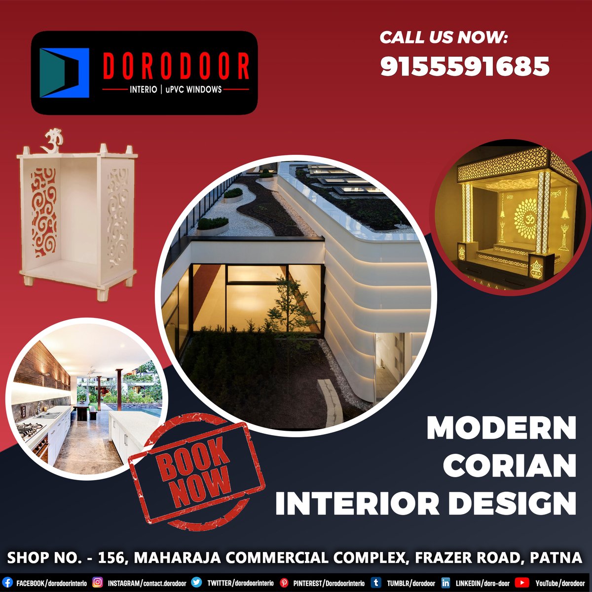 ✨ Elevate Your Interior with Dorodoor's Premium Corian Designs! ✨ From countertops to furniture, experience the epitome of style and durability. Transform your space today! #Dorodoor #CorianDesign #InteriorDecor #HomeRenovation #PremiumQuality #ModernLiving #DesignInspiration