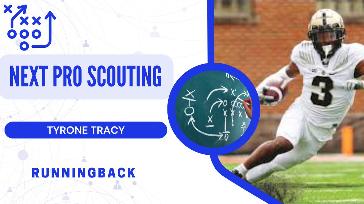 Scouting Report for Tyrone Tracy, RB Purdue Overview: Tyrone Tracy has demonstrated his value as a versatile and dynamic player. Known for his agility and vision, Tracy has been a key offensive weapon for Purdue, showcasing his ability to consistently produce in both the running