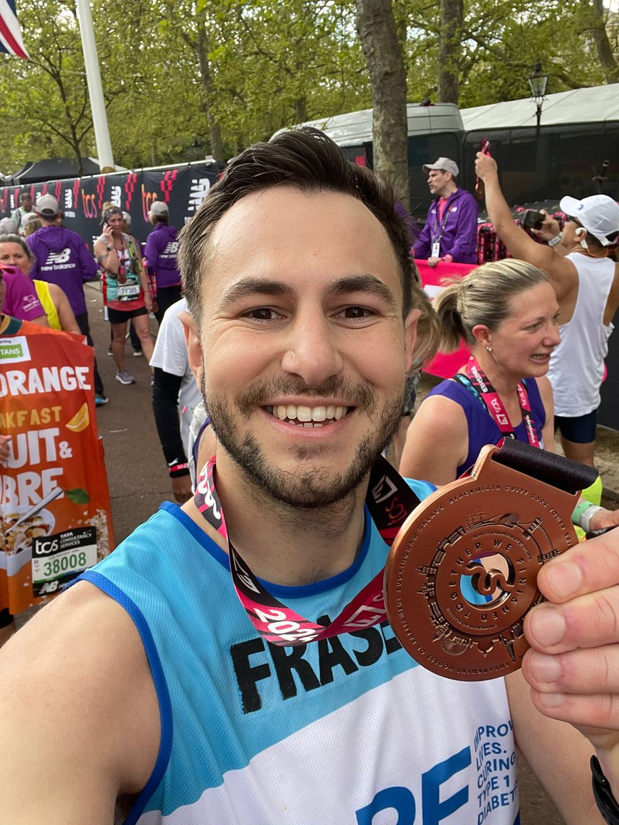 Massive congratulations to Mr H. We are very proud of you 💪👍 @LondonMarathon @DiabetesUK