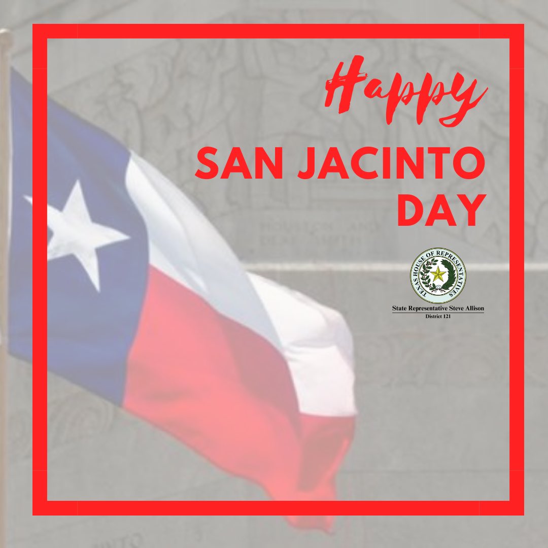Today, April 21st, is a momentous day in Texas History. The decisive battle of San Jacinto was fought today and its victory secured the independence for all Texans. Let us remember these great heroes and the contribution they had on the creation of this great state!