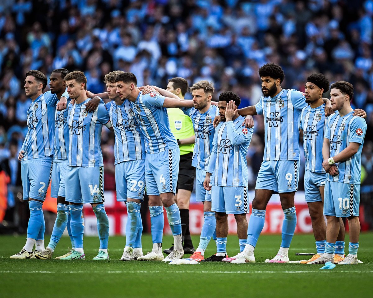 ➖ Came back from 3-0 to level it at the end of regulation ➖ Nearly won it at the end of extra time ➖ Lost on PKs They miss out on the FA Cup final but Championship side Coventry gave it their all 👏