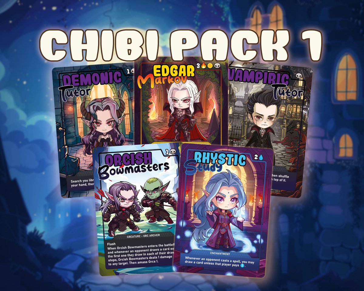 Magical_Proxy's tweet image. Happy to share my new creations in a new kind of bundle / singles. Chibi style !

#MTGArt #MTGPauper #MagicTheGathering #cEDH #MTGArena #mtgsecretlair #MTGEDH #EDH #Mtgproxy #MTGPioneer #art #mtgfinance #mtgalter #MTG #MTGThunder #mtgjp #MTGThunder #mtgpauper