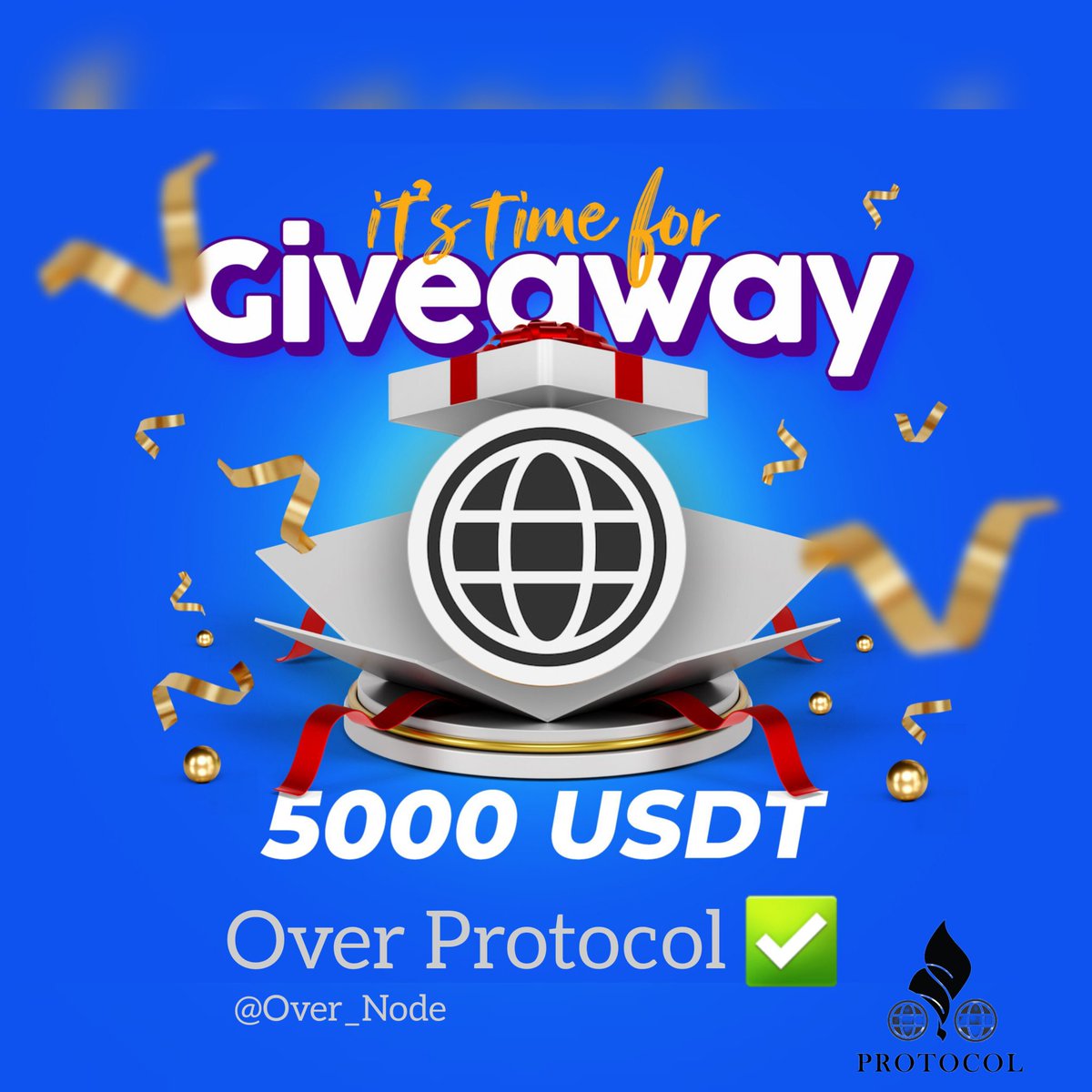 🔴 5000$ usdt Giveaway 🔴

⚡Participate in the 5000 USDT  
I'm giving a free usdt to followers who complete these task 👇

🔶️Follow @Over_Node
🔶️Follow @jarola_6
🔶️Repost this 🔁
🔶️Comment 💬

6th Weekend Giveaway End in 24 Hour's, Per Winner Received 1000$.