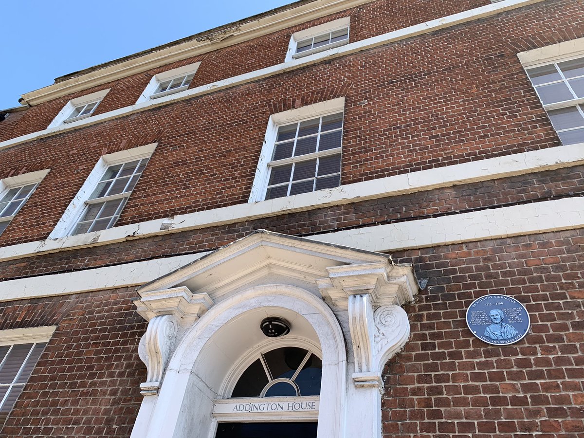 Plaque to Dr Anthony Addington physician to George III on London Street #rdguk. #HealthArchives #Archive30