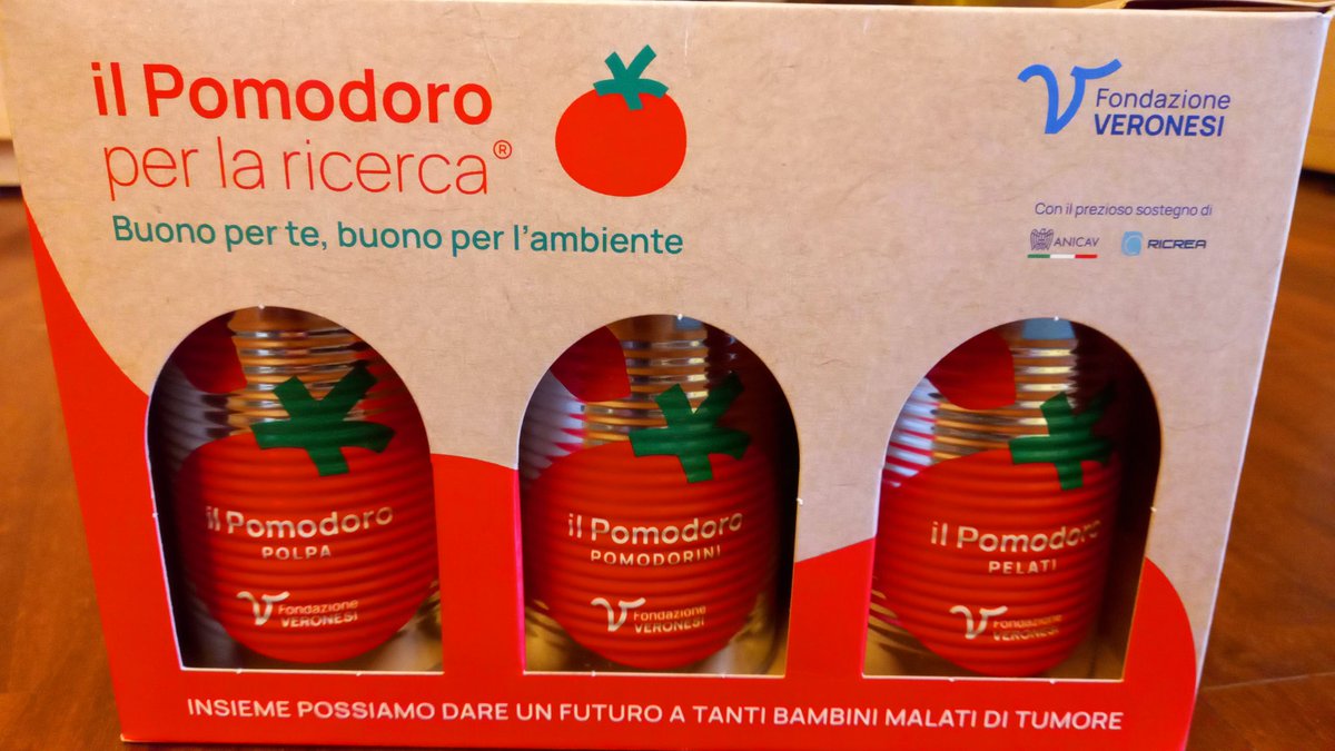 Great initiative from @Fondaz_Veronesi to support #Cancer #Research! Did you get your tomato box?