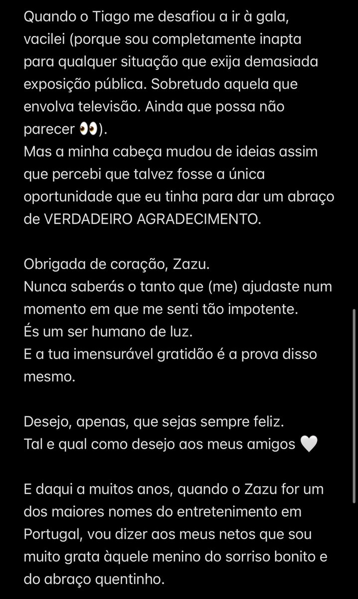cat__a__ramos's tweet image. Eu volto à programação habitual (juro!) mas não, sem antes, dedicar este texto ao Zazu 🤍
Foi talvez o dia em que abracei mais gente de verdade. Gente genuína, gente bonita, gente empática.
Que grupo bonito se construiu aqui…
É um privilégio fazer parte ✨
#teamzaza