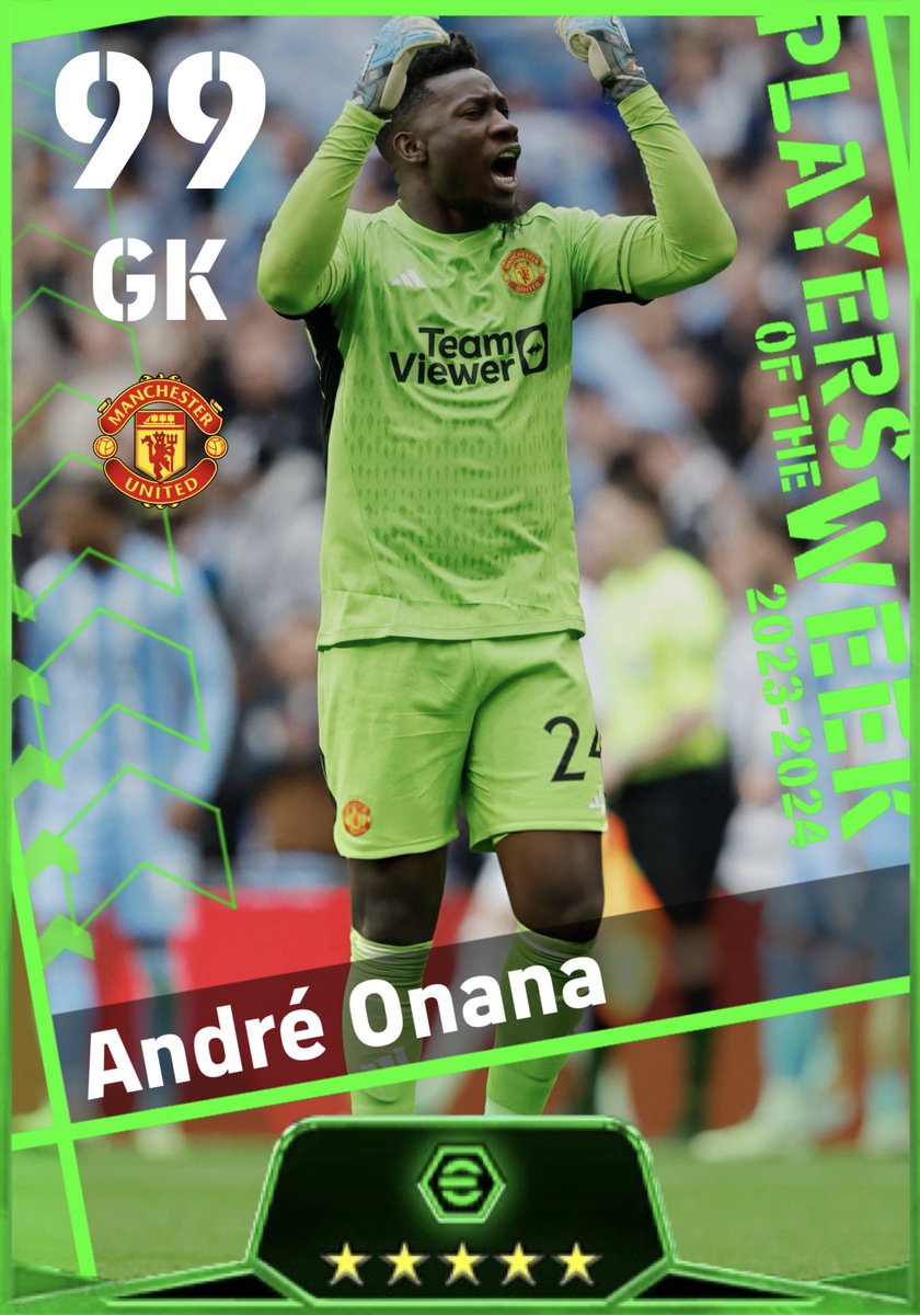 POTW - Andre Onana * with a New Skill (Saving every penalty 🥶) #eFootball | #ManchesterUnited