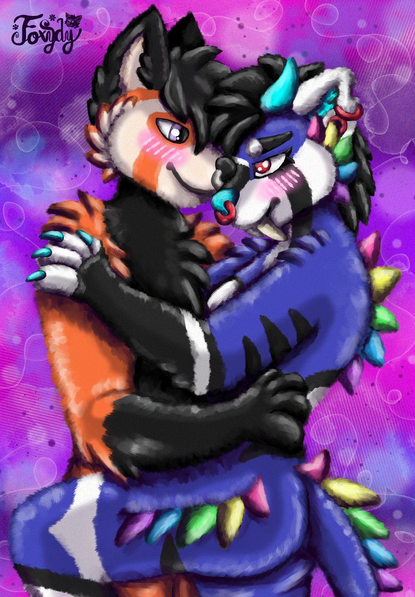 Commission for <a href="/CanysWaltz/">Canys</a> 💜🐾🧡

#️⃣ #furry #furryartist #furryart #furryfandom #furryartwork #furries #artist #smallartist #digitalartist