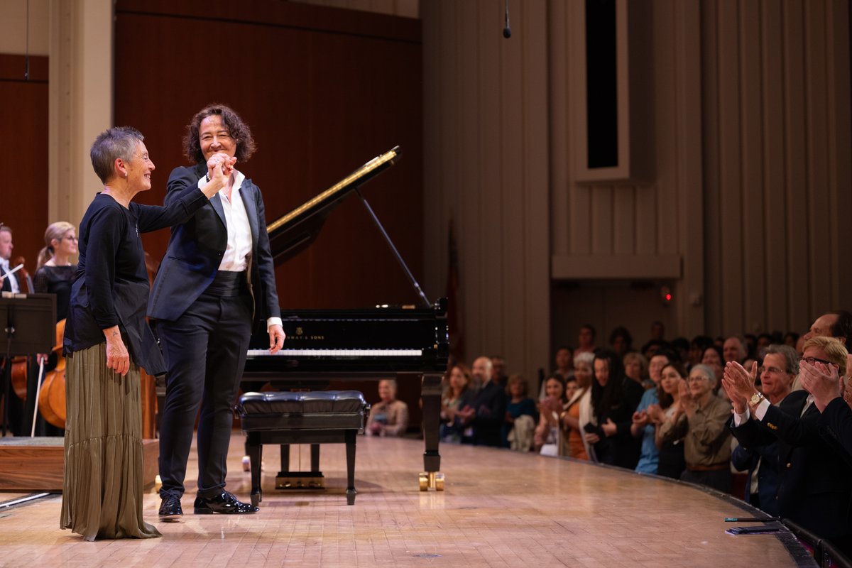 Closing the curtains on our German Romantic Festival with Mendelssohn, Schumann and an unforgettable performance of Beethoven Piano Concerto No. 4 by the one and only @MJPires ! 📷 Rand Lines