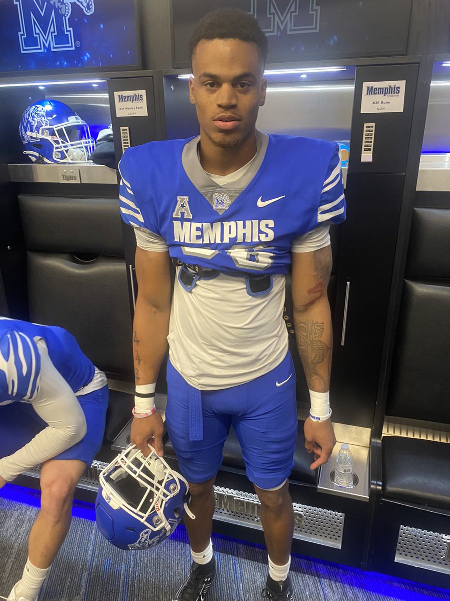 Ty1anDunn's tweet photo. I have entered the transfer portal , thank you Memphis , and to all the staff and coaches ,#GodsTiming #transfer #portal https://t.co/cPDPXxhHiN
