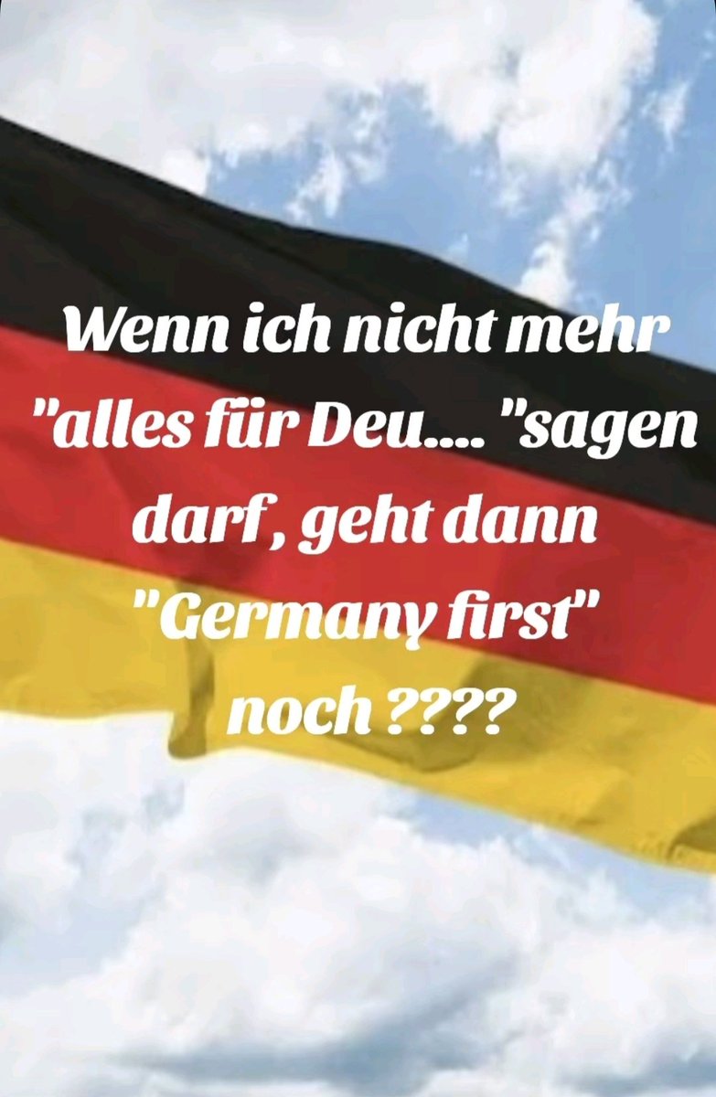 Für mich zählt weiterhin: Alles für 🇩🇪 #Deutschlandzuerst 🇩🇪🇩🇪 🇩🇪 🇩🇪 #nurnochAfD #WirSindMehr #AliceWeidel