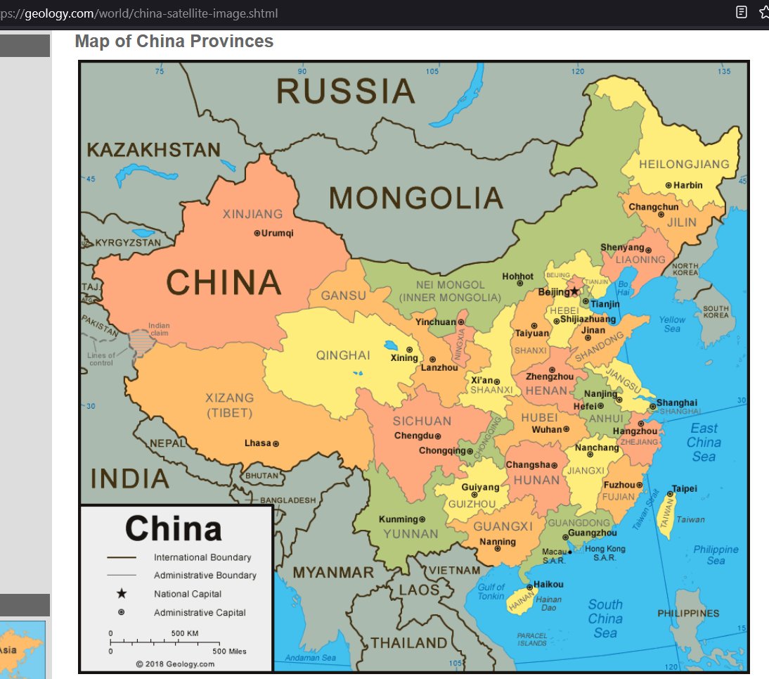 Always interesting to see which entities have a strong political opinion in the Taiwan-China conflict. Here is geology . com with their take. geology.com/world/china-pr…