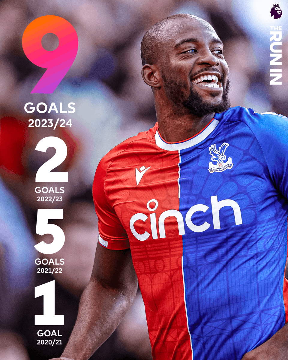 A forward on fire 🔥 Jean-Philippe Mateta has scored more goals this season for @CPFC than in his other three combined! 🦅