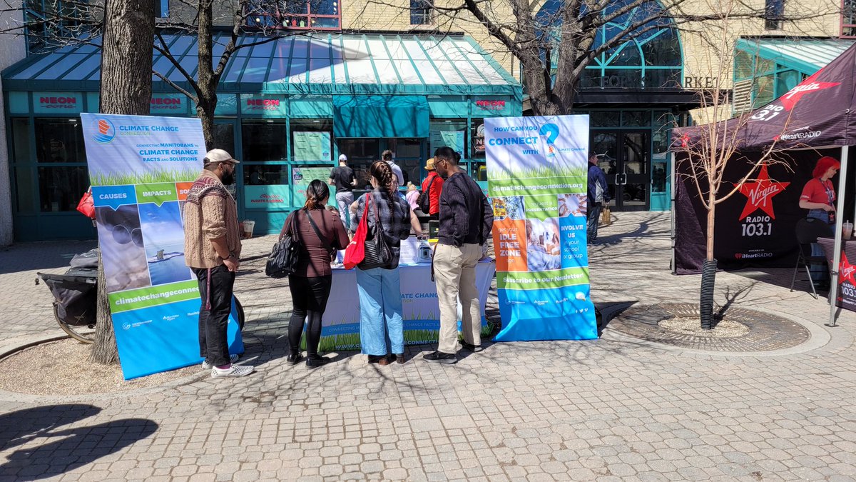 We're @TheForks today until 5pm for day 2 the Earth Day Weekend event. Come out and say hi on this beautiful sunny April day ☀️