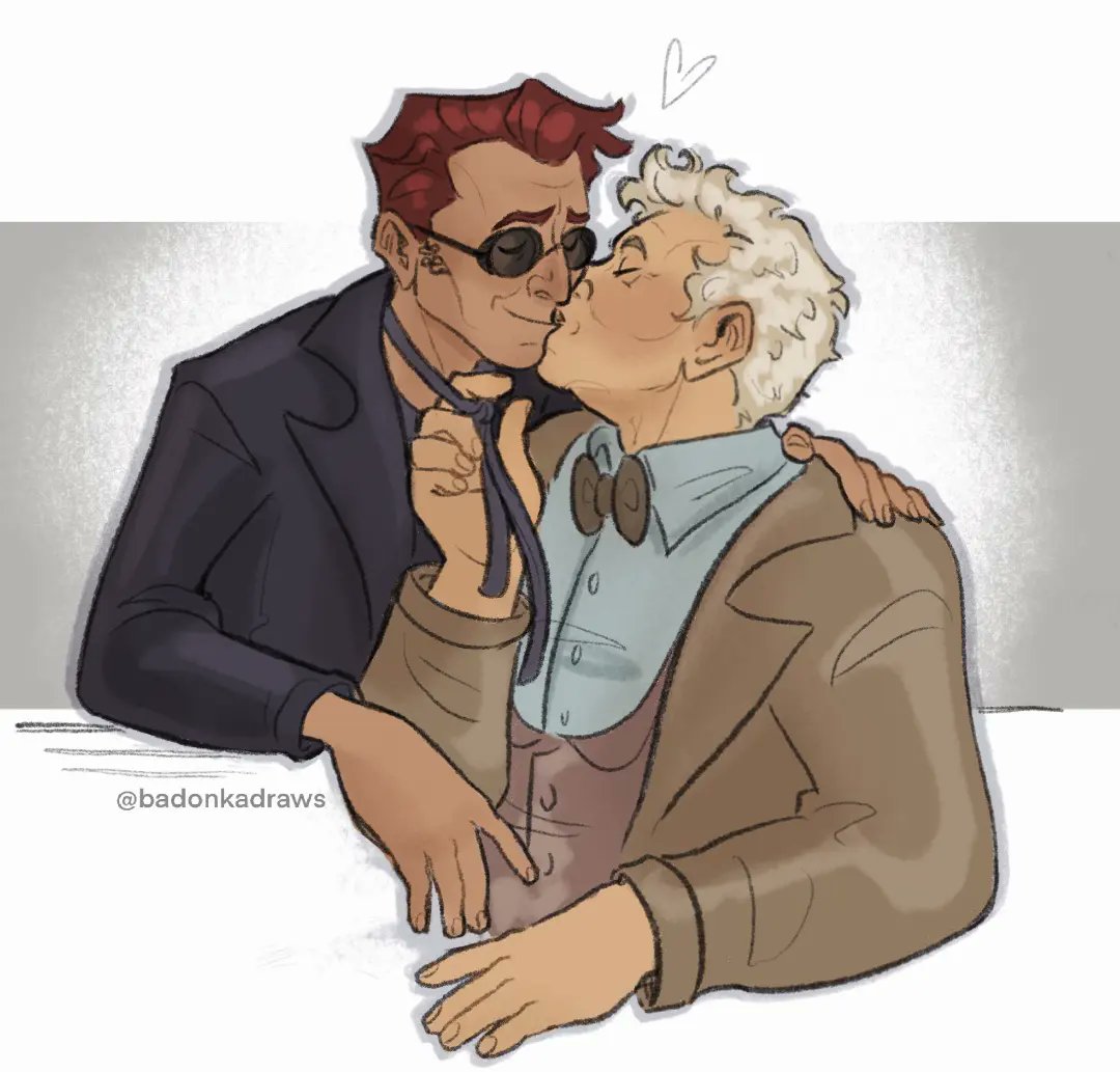 Listened to the audiobook and I'm thinking abt them againnnn #goodomens #aziracrow